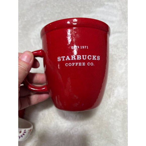 Starbucks peace Christmas mug & Abbey Mug lot - Picture 4 of 6